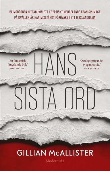 Gillian McAllister. Hans sista ord